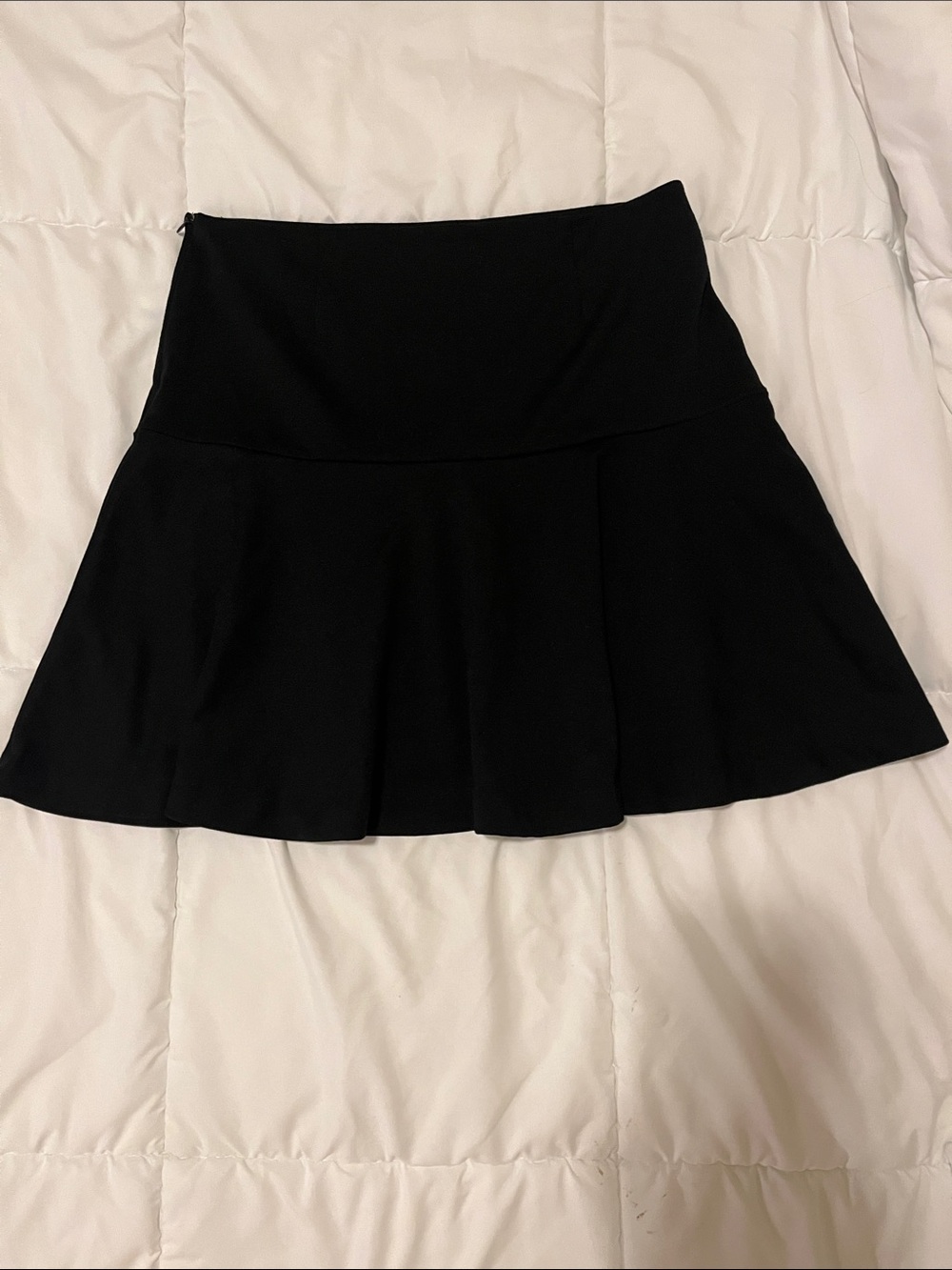 Classic Black Flared Women's Skirt